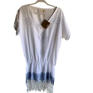 Buldan's Premium Quality Turkish Cotton Swim Cover Beach Bath Travel Sz S/M NEW